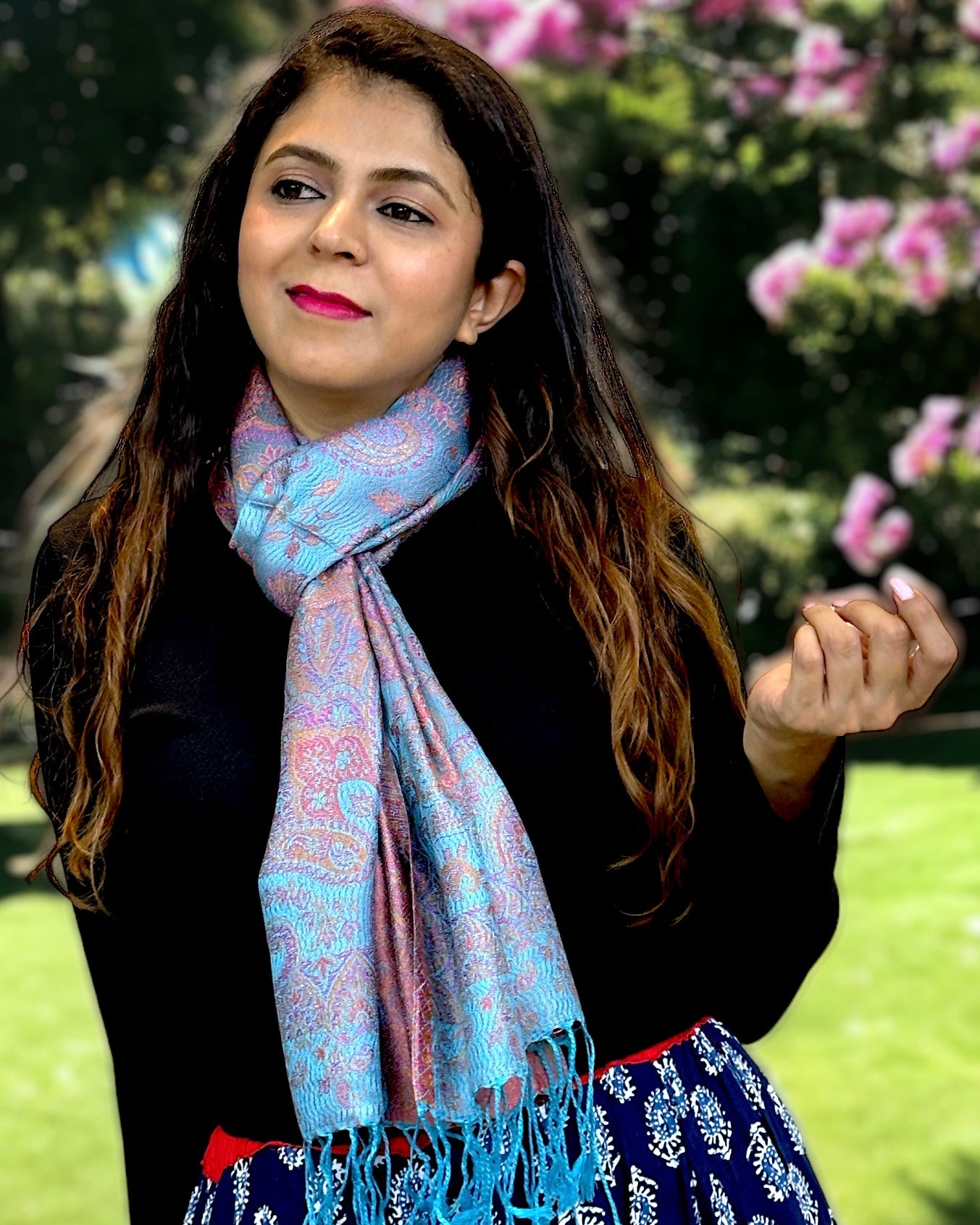 Pure Silk Scarf/ Stole