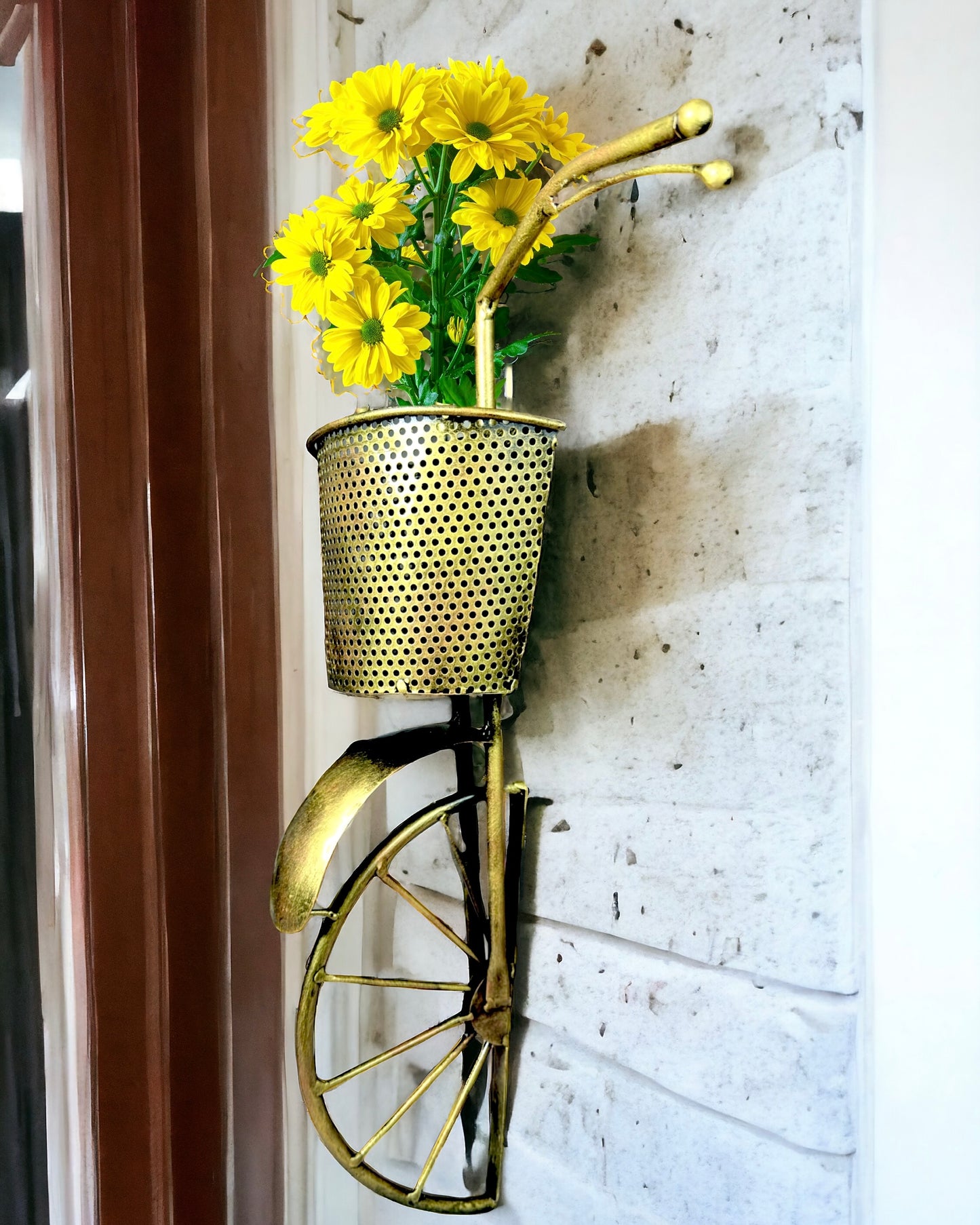 Decorative Cycle Wall Hanging for Flowers