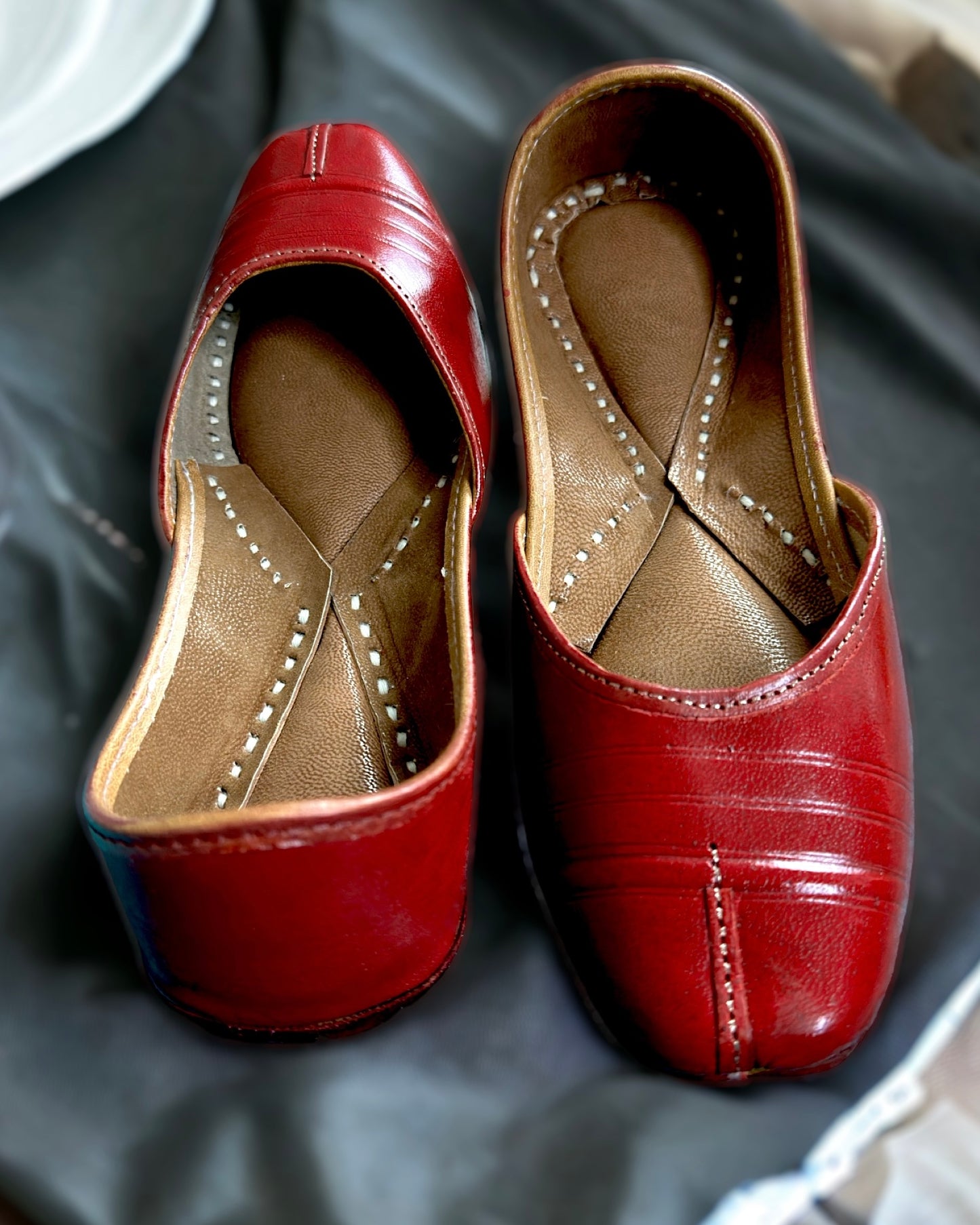 Artisanal Jutti - Red (Pure Leather)