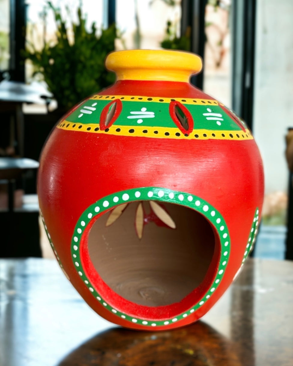 Handcrafted Terracotta Tea Light Matki