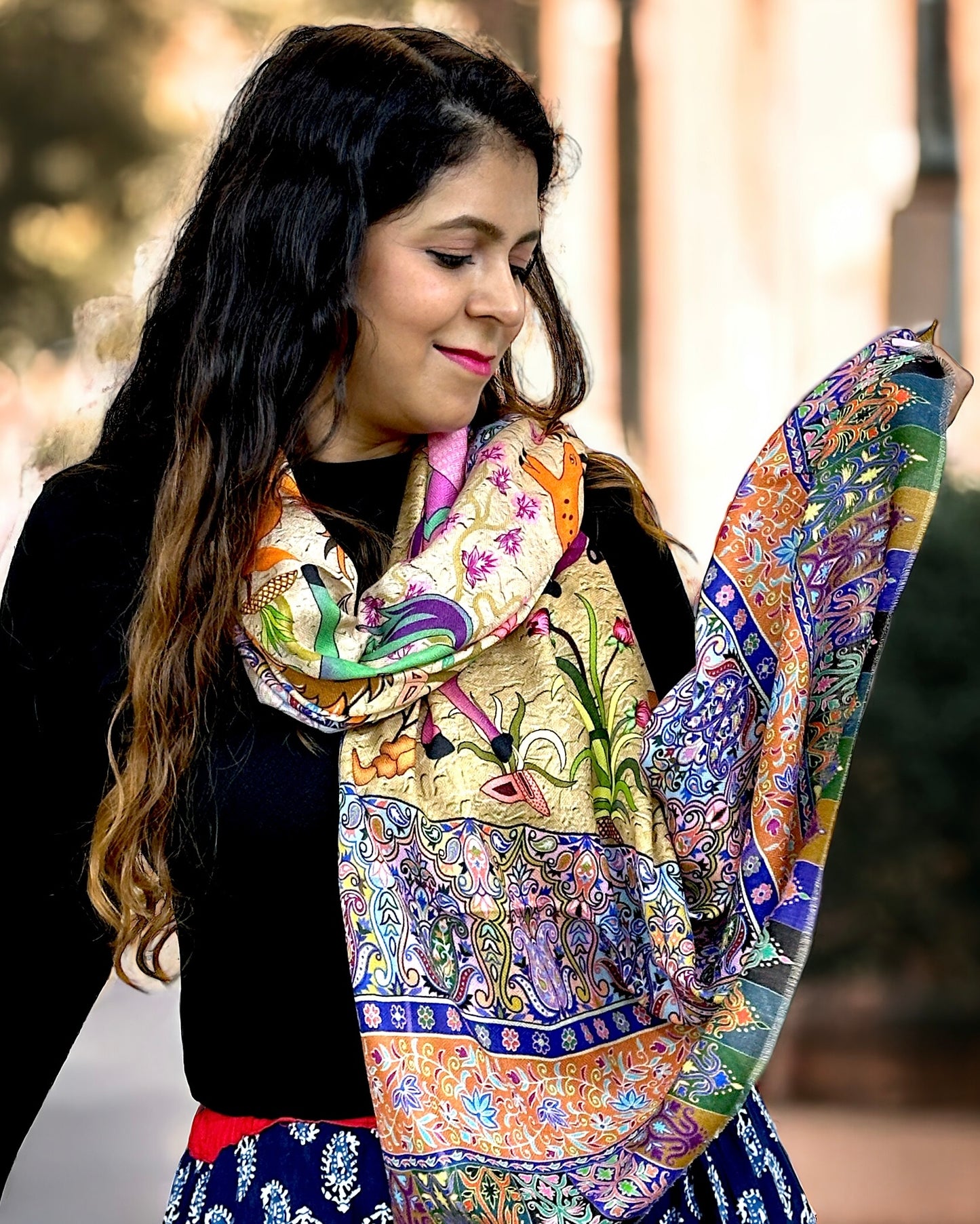 Modal Digital Print Stole