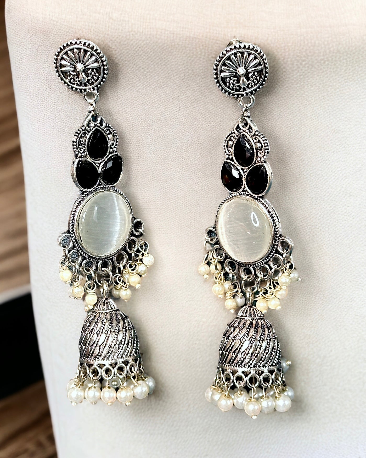 Oxidised Long Danglers (Earrings)