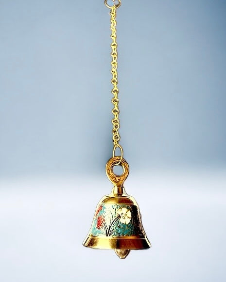 Handmade Brass Decorative Bell with Chain