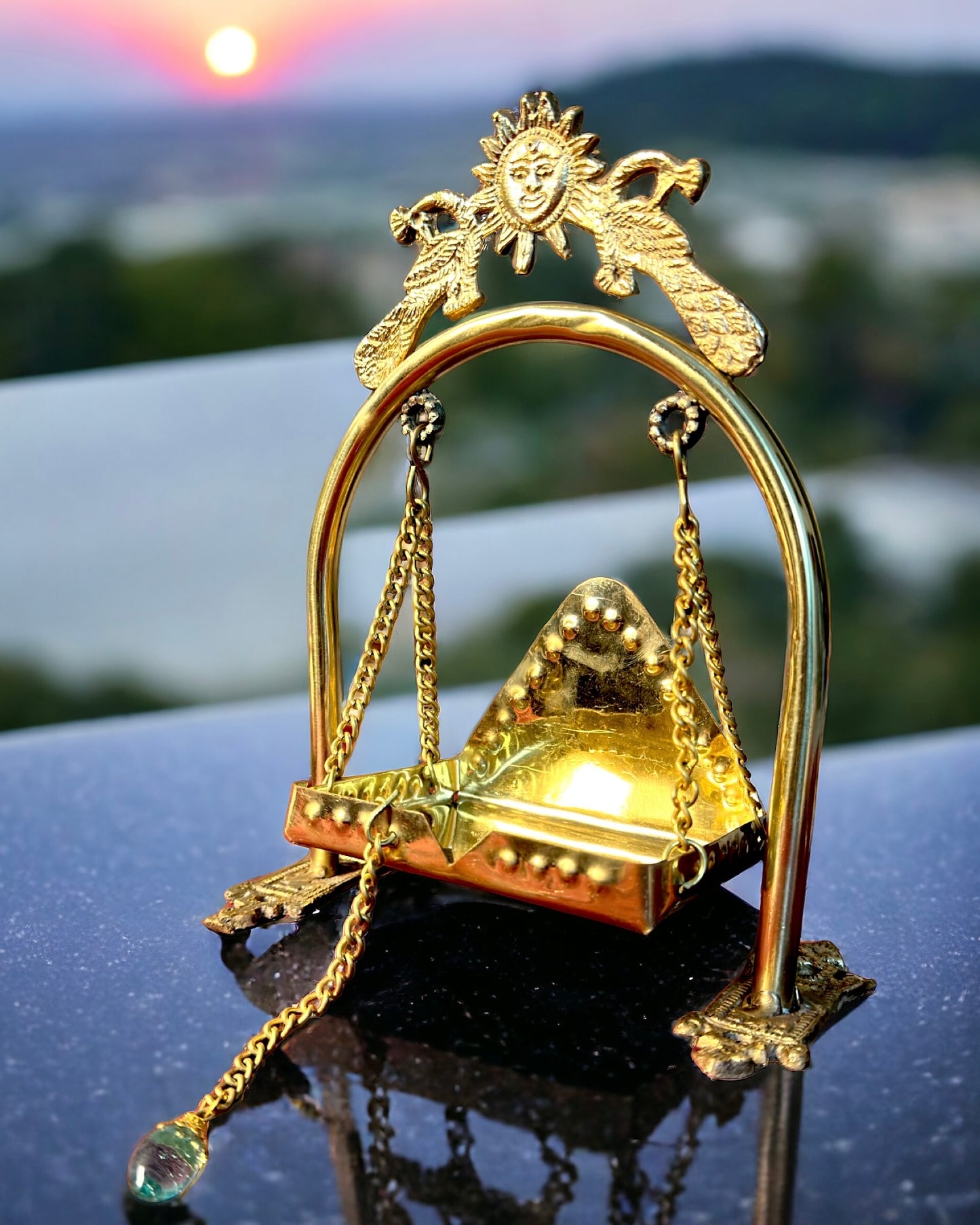 Handmade Brass Jhula/ Cradle